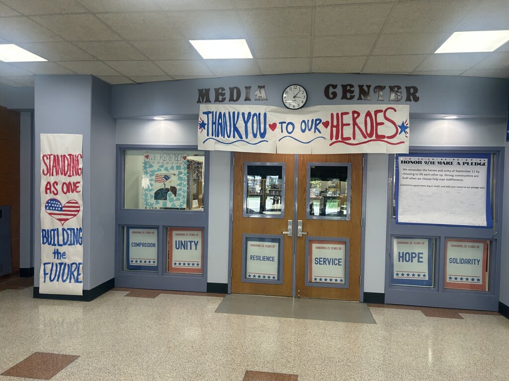 Remembrance. Unity. Hope. Our middle school students participated in meaningful activities to learn about and remember September 11th. Through reflection, discussion, and learning, students had the opportunity to understand the significance of this day and its impact on our history. As we mark 25 years, we continue to remember and learn together.