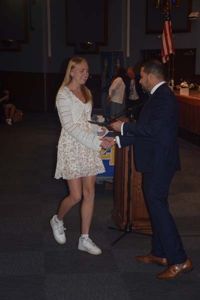 East Meadow High School hosted their annual Senior Departmental Awards and Junior Awards Ceremony, to honor students for their exceptional achievements. 