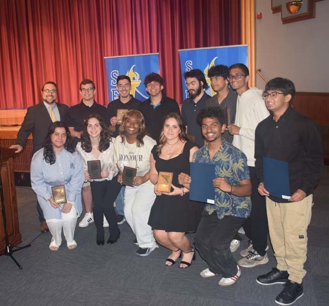 East Meadow High School hosted their annual Senior Departmental Awards and Junior Awards Ceremony, to honor students for their exceptional achievements. 