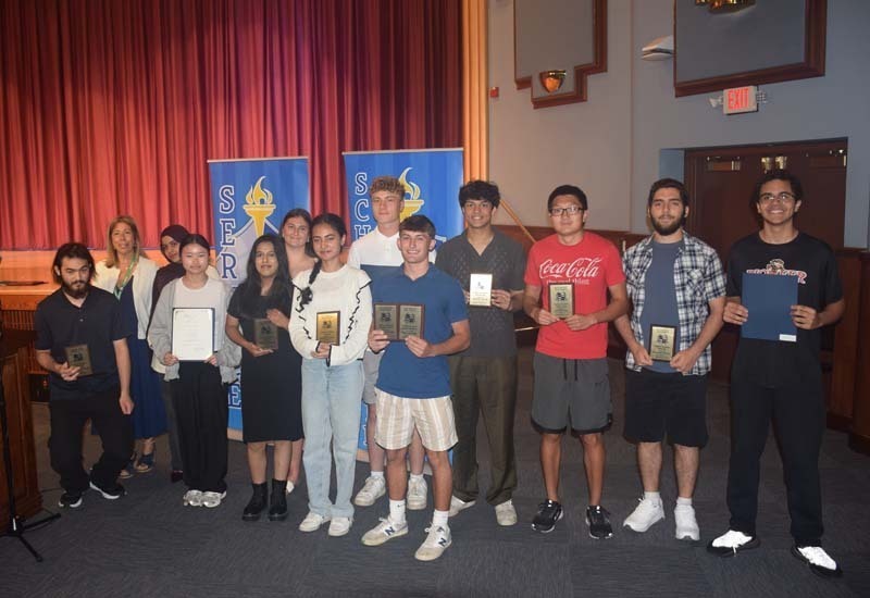 East Meadow High School hosted their annual Senior Departmental Awards and Junior Awards Ceremony, to honor students for their exceptional achievements. 