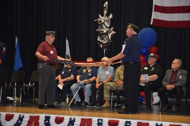 Student musicians at both high schools performed numerous songs to recognize all of the veterans in attendance.