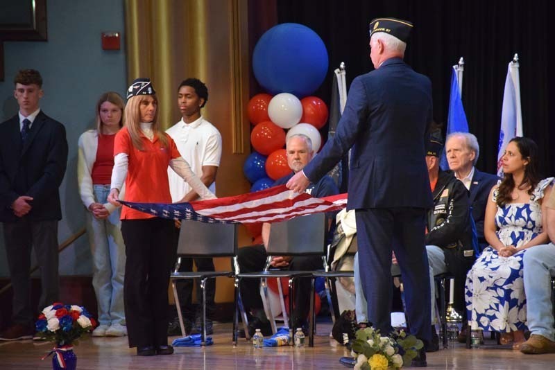 Student musicians at both high schools performed numerous songs to recognize all of the veterans in attendance.