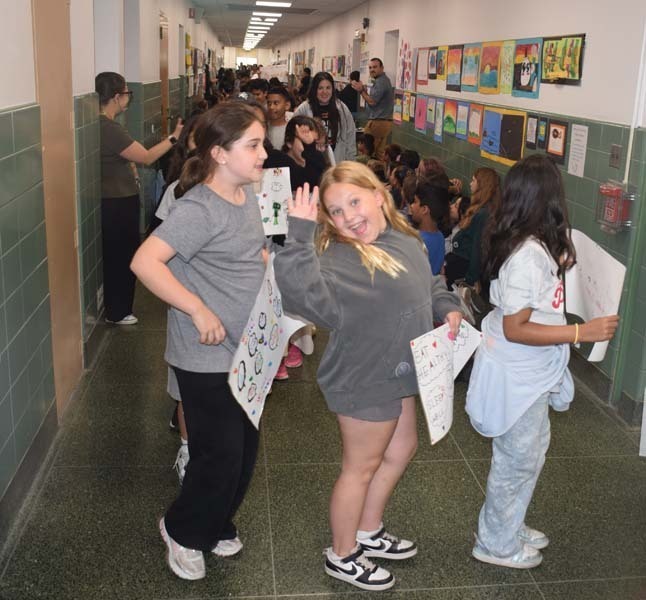 Parkway Elementary School in East Meadow concluded Mental Health Awareness Month with their annual Wellness Walk.