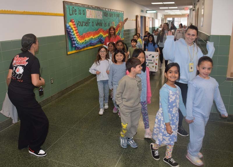 Parkway Elementary School in East Meadow concluded Mental Health Awareness Month with their annual Wellness Walk.
