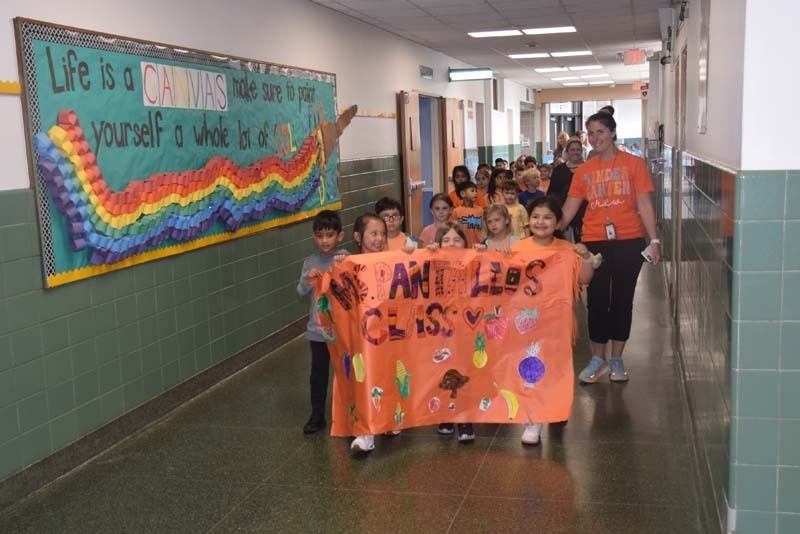 Parkway Elementary School in East Meadow concluded Mental Health Awareness Month with their annual Wellness Walk.