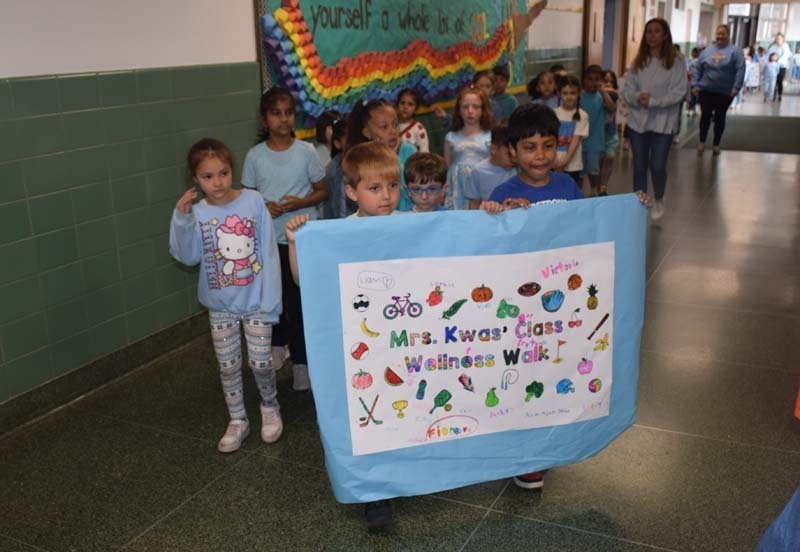 Parkway Elementary School in East Meadow concluded Mental Health Awareness Month with their annual Wellness Walk.