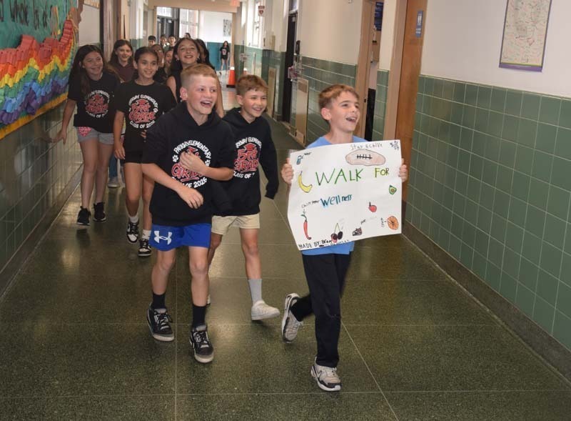 Parkway Elementary School in East Meadow concluded Mental Health Awareness Month with their annual Wellness Walk.