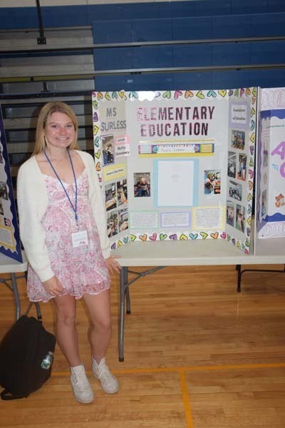 East Meadow High School’s gymnasium was transformed into a showcase of career exploration, community service and student achievement during the school’s annual Senior Project Fair.