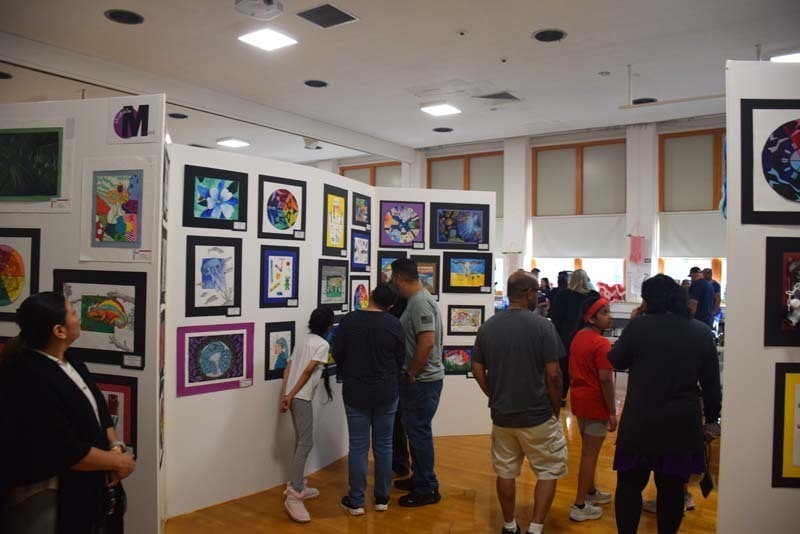 The East Meadow School District celebrated their student artists during the annual districtwide art show at the Salisbury School from June 2-3. 