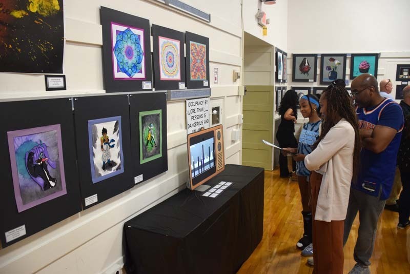 The East Meadow School District celebrated their student artists during the annual districtwide art show at the Salisbury School from June 2-3. 