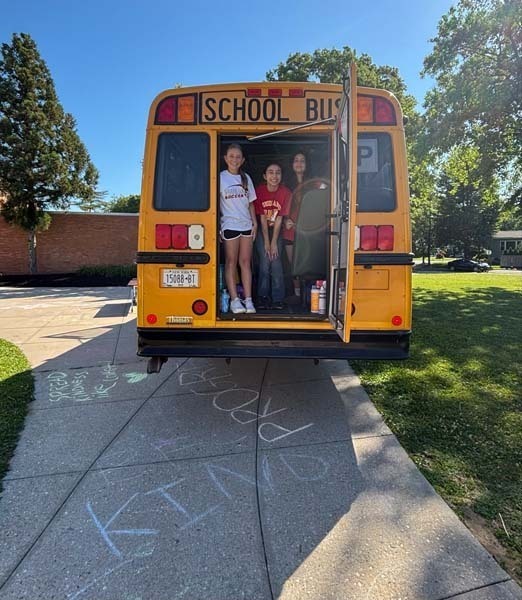 Woodland Middle School’s annual Stuff A Bus event reflects the school community’s ongoing commitment to service. 