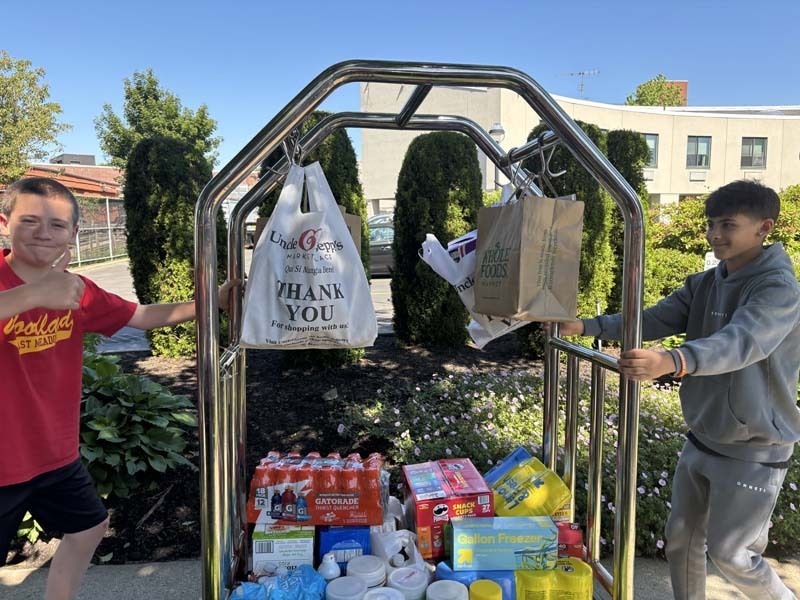 Woodland Middle School’s annual Stuff A Bus event reflects the school community’s ongoing commitment to service. 