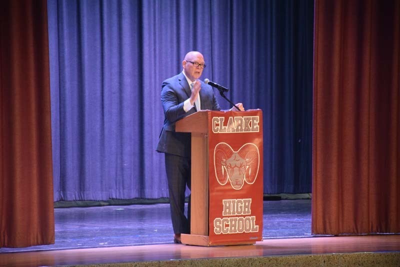 W.T. Clarke High School celebrated its scholars at the school’s annual Senior Scholarship Ceremony in their auditorium on June 8.