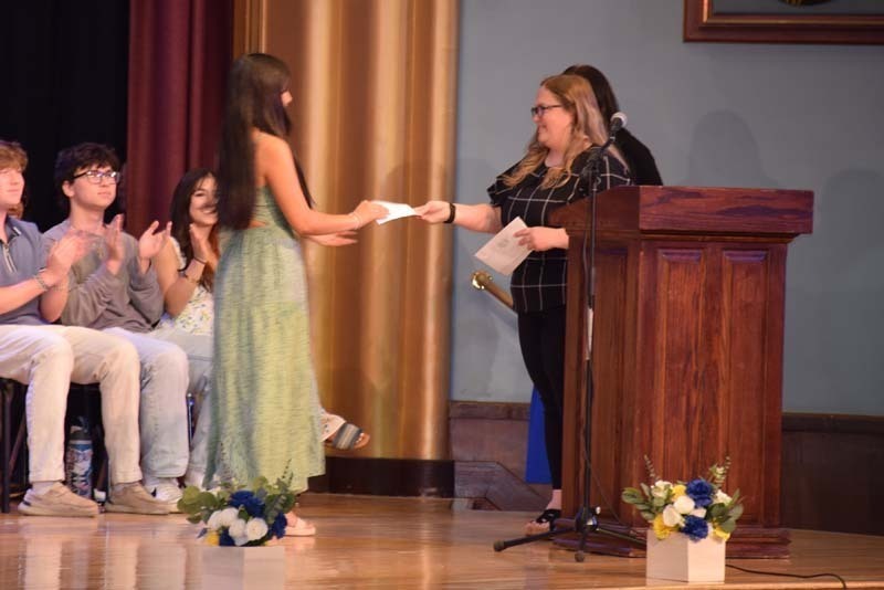 East Meadow High School celebrated its scholars at the school’s annual Senior Scholarship Ceremony in their auditorium. 