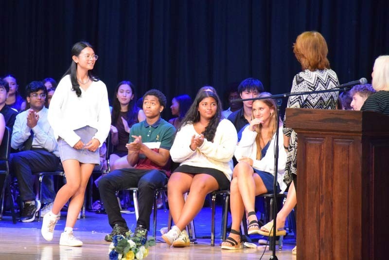 East Meadow High School celebrated its scholars at the school’s annual Senior Scholarship Ceremony in their auditorium. 
