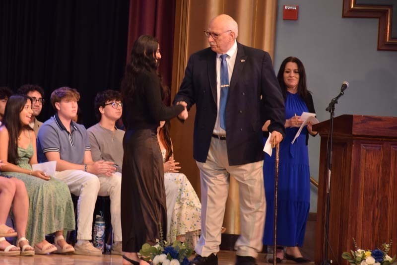 East Meadow High School celebrated its scholars at the school’s annual Senior Scholarship Ceremony in their auditorium. 