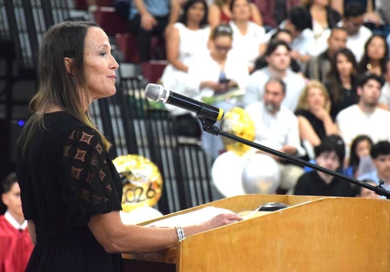 W.T. Clarke Middle School in East Meadow were proud to take the next step towards high school during their moving-up ceremony at the school’s gymnasium. 