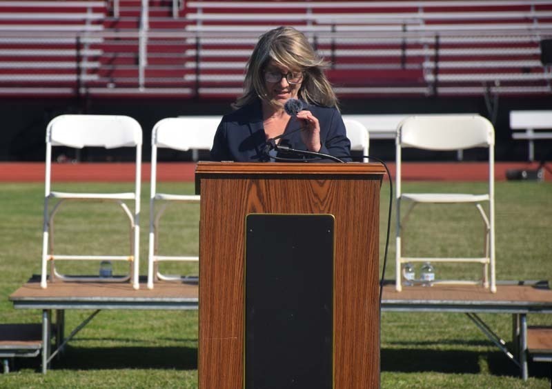 Eighth grade students at Woodland Middle School in East Meadow commemorated the culmination of their middle school years during the school’s moving-up ceremony held at the Salisbury School. 