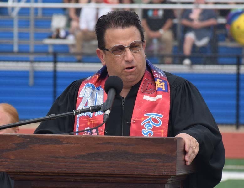 East Meadow High School seniors celebrated their completion of high school at their graduation ceremony on June 26. 