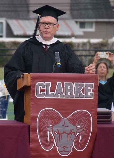  W.T. Clarke High School seniors celebrated their commencement ceremony at the high school’s football field on June 26. 