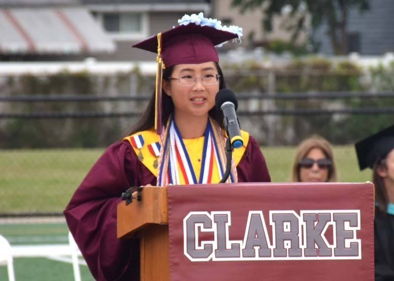  W.T. Clarke High School seniors celebrated their commencement ceremony at the high school’s football field on June 26. 
