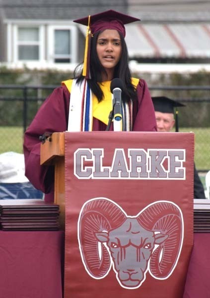  W.T. Clarke High School seniors celebrated their commencement ceremony at the high school’s football field on June 26. 