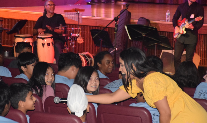 Broadway star visits East Meadow’s Summer Music Program
