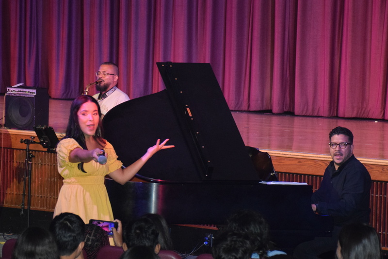 Broadway star visits East Meadow’s Summer Music Program