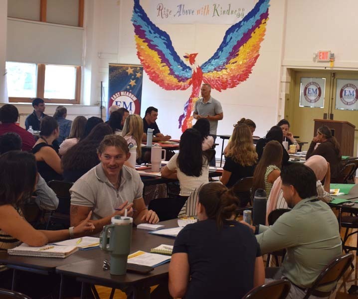 The East Meadow School District was excited to welcome new staff and faculty members at East Meadow High School during their annual new teacher orientation from Aug. 26-27. 