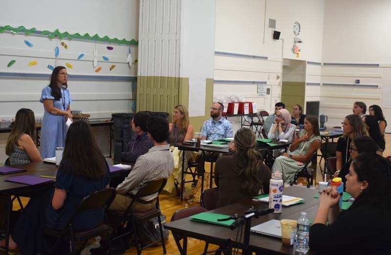 The East Meadow School District was excited to welcome new staff and faculty members at East Meadow High School during their annual new teacher orientation from Aug. 26-27. 