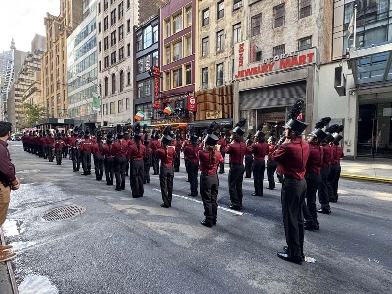 W.T. Clarke High School Marching Band proudly represented the East Meadow School District at the Deer Park Columbus Day Parade and the New York City Columbus Day Parade.