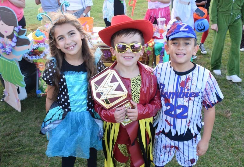 Students dressed up in costumes