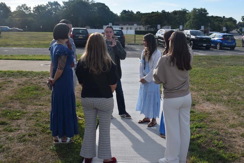 East Meadow’s newest staff members continued their new teacher orientation at the Salisbury School on Aug. 28.    