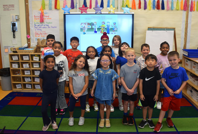 students in classroom 