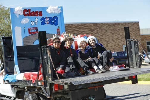 This year’s floats celebrated different countries around the world.