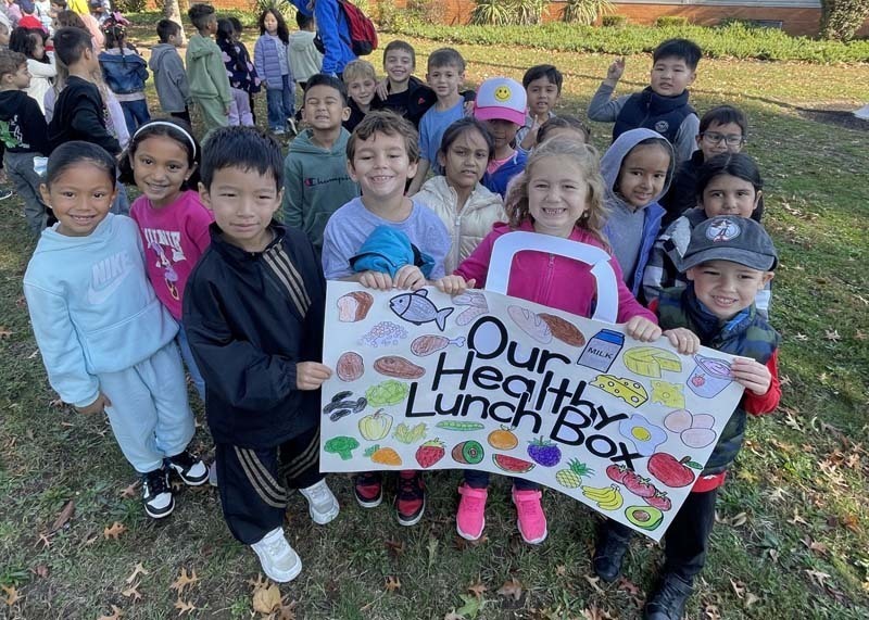 On Oct. 22, students, staff members and parents at George McVey Elementary School in East Meadow enjoyed some healthy exercise during the school's annual Wellness Walk.