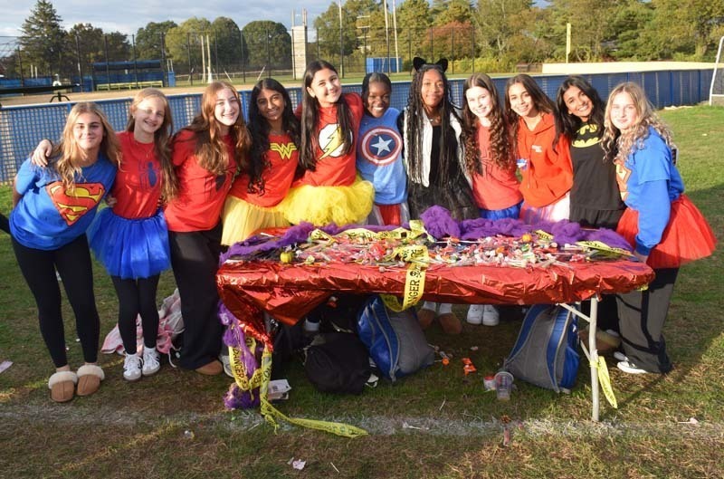 Hundreds of parents, children and club members at East Meadow High School dressed up for Halloween as they took part in the district’s annual Safe Halloween on Oct. 28. 
