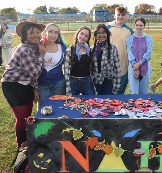Hundreds of parents, children and club members at East Meadow High School dressed up for Halloween as they took part in the district’s annual Safe Halloween on Oct. 28. 