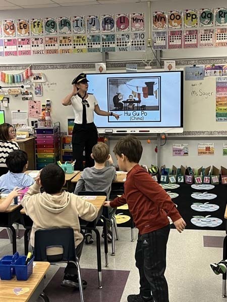 eachers at Meadowbrook Elementary School in East Meadow recently led first graders around the world during their CKLA unit on folktales and fables.  