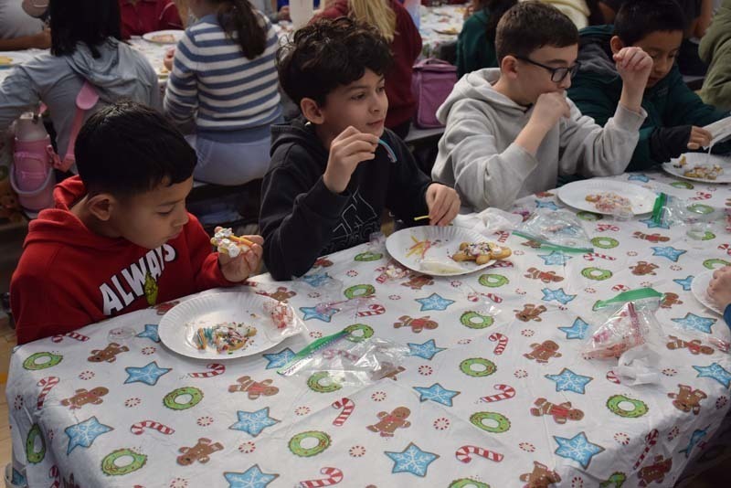 On Dec. 19, students of all ages at George McVey Elementary School in East Meadow treated themselves to some tasty treats during the school’s annual Cookiefest. 