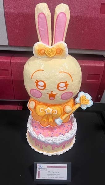 The exhibition featured artwork from students in grades K-12 from around the county. 