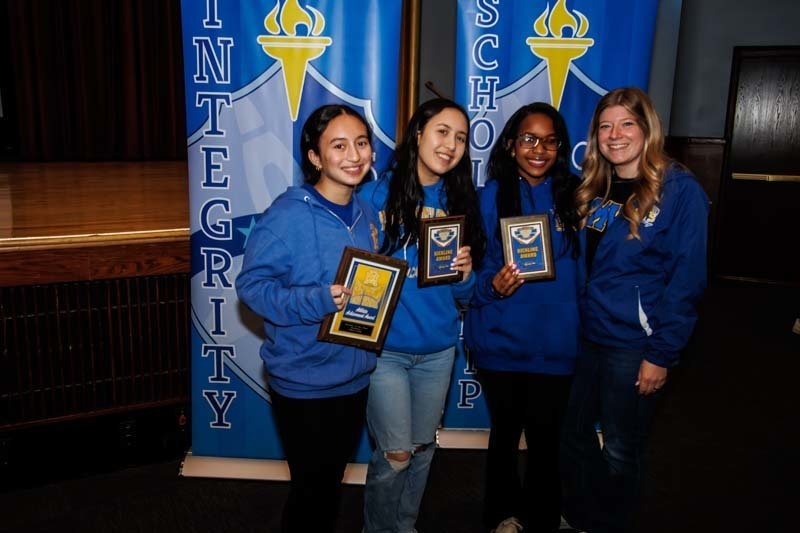 The event celebrated the dedication and achievements of the school’s winter sports teams.