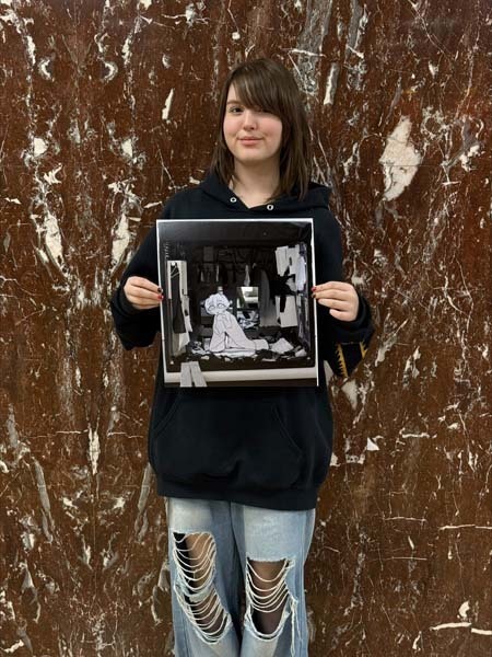 East Meadow High School student Natasha Benfield was also selected as as exhibiting artists for the Long Island's Best Young Artists at The Heckscher Museum exhibition. 