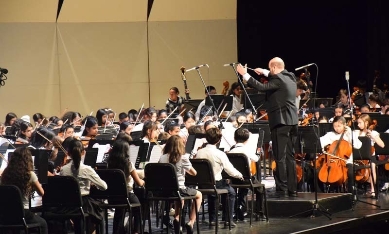 Scores of musically talented students from the East Meadow School District took center stage at the renowned Tilles Center for the Performing Arts on the campus of Long Island University Post on March 10 for the district’s annual music festival. 
