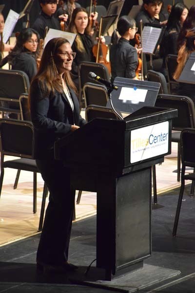 Scores of musically talented students from the East Meadow School District took center stage at the renowned Tilles Center for the Performing Arts on the campus of Long Island University Post on March 10 for the district’s annual music festival. 