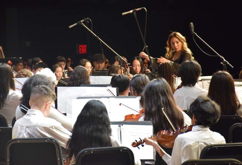 Scores of musically talented students from the East Meadow School District took center stage at the renowned Tilles Center for the Performing Arts on the campus of Long Island University Post on March 10 for the district’s annual music festival. 