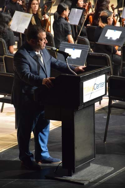 Scores of musically talented students from the East Meadow School District took center stage at the renowned Tilles Center for the Performing Arts on the campus of Long Island University Post on March 10 for the district’s annual music festival. 