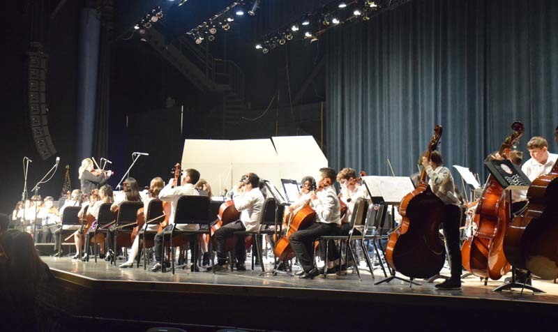Scores of musically talented students from the East Meadow School District took center stage at the renowned Tilles Center for the Performing Arts on the campus of Long Island University Post on March 10 for the district’s annual music festival. 