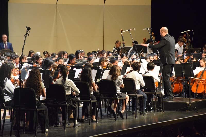 Scores of musically talented students from the East Meadow School District took center stage at the renowned Tilles Center for the Performing Arts on the campus of Long Island University Post on March 10 for the district’s annual music festival. 