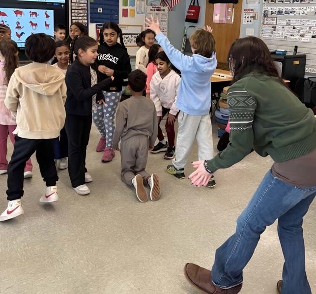 Barnum Woods Elementary School in East Meadow brought the story “The Great Race” to life through classroom acting activities. 